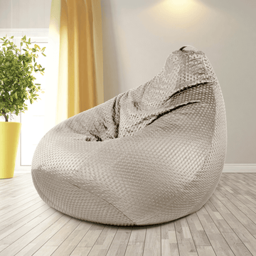 Airest™ Beige 5XL Bean Bag Chair | Ready to Use | Filled with Beans