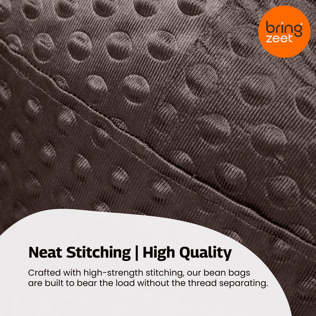 Airest™ Brown 5XL Bean Bag Chair | Ready to Use | Filled with Beans